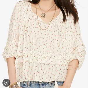Denim and Supply Ralph Lauren Floral-Print BoHo Top